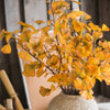 Artificial Ginkgo Stem in Yellow 37" Tall Faux - RusticReach