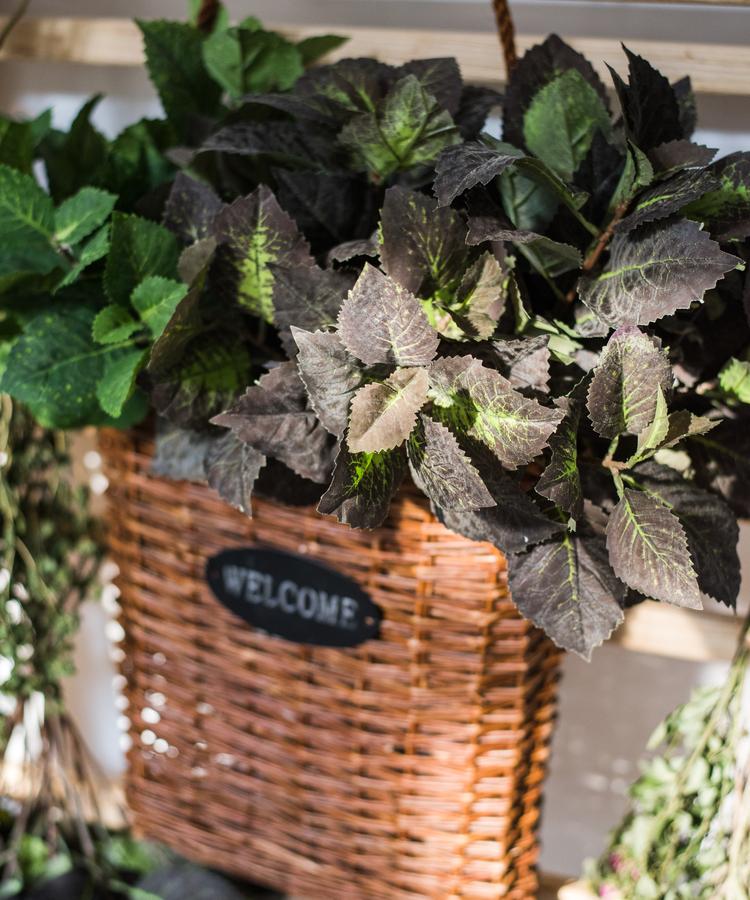 Artificial Hydrangea Leaf Stem 17" Tall - RusticReach