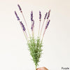 Faux Artificial Lavender Provence Lavender Stem 21" Tall Silk - RusticReach