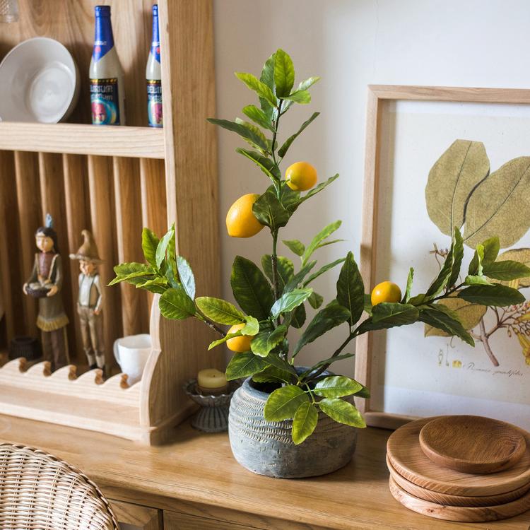 Artificial Lemon Tree In Pot RusticReach