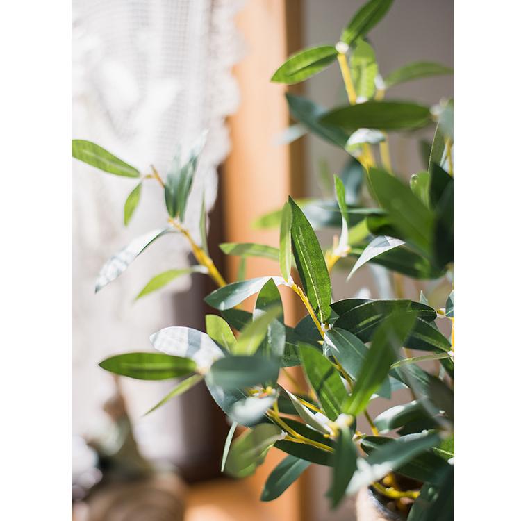 Artificial Faux Olive Leaf Stem - RusticReach