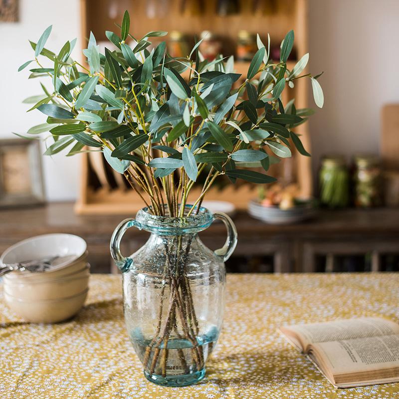 Artificial Faux Olive Leaf Stem - RusticReach