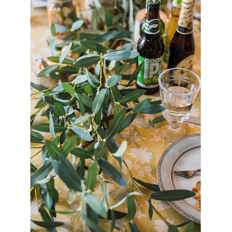 Artificial Faux Olive Leaf Stem - RusticReach