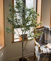 Large Artificial Olive Tree 94 Tall In Pot – RusticReach