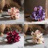 Artificial Silk Orchid Bouquet Small Cymbidium Various Colors - RusticReach