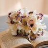 Artificial Silk Orchid Bouquet Small Cymbidium Various Colors - RusticReach