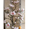 Artificial Silk Pink Magnolia Tree In Pot - RusticReach