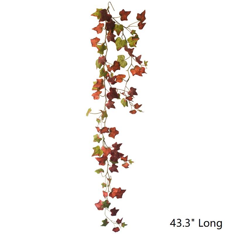 Artificial Plant Autumn Ivy League Vine 43" Long RusticReach 