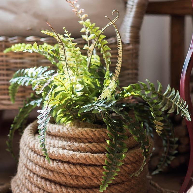 Artificial Faux Plant Big Rock Fern Stem 22" Tall - RusticReach