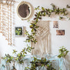 Artificial Plant Brown Green Large Leaf Vine 69" Long - RusticReach
