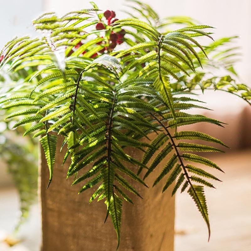 Artificial Faux Plant Chain Fern Stem 22" Tall - RusticReach