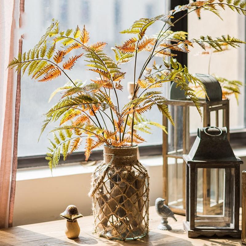 Artificial Plant Cyathea Leaf Stem 34" Tall - RusticReach
