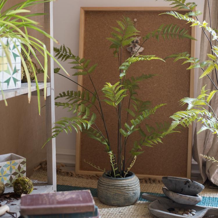 Artificial Faux Eagle Fern Bulk Plant - RusticReach