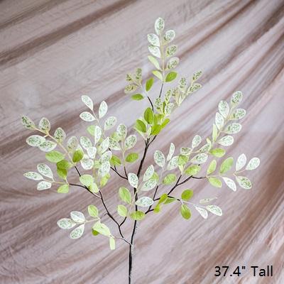 Artificial Faux Plant Fresh Spring Leaf Stem 37" Tall - RusticReach