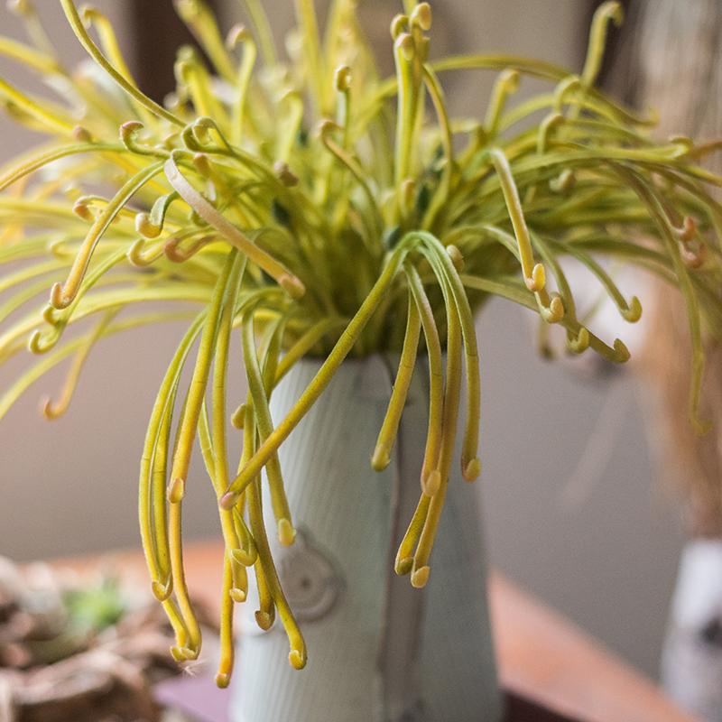 Artificial Plant Green Sarracenia Stem 12" Tall - RusticReach