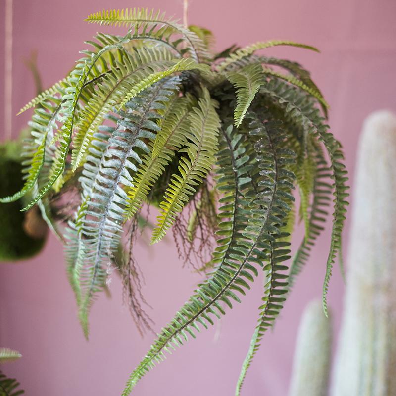 Artificial Plant Hanging Fern Plant Décoration - RusticReach