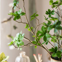 Artificial Plant Japanese Zen Leaf Stem 34" Tall RusticReach 