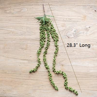 Artificial Plant Tear Drop Hanging 28" Long RusticReach 