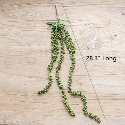 long hanging artificial plants Artificial Plant Tear Drop Hanging 28" Long