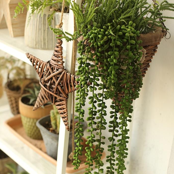 Artificial Plant Tear Drop Hanging 28
