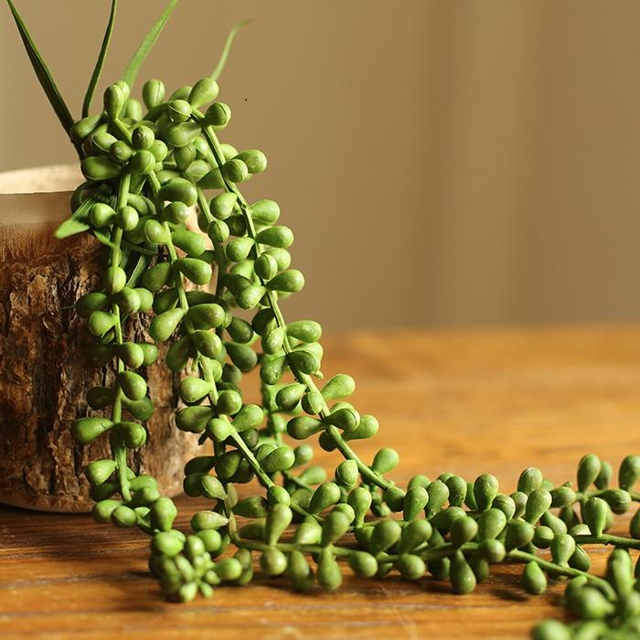 Artificial Plant Tear Drop Hanging 28" Long - RusticReach