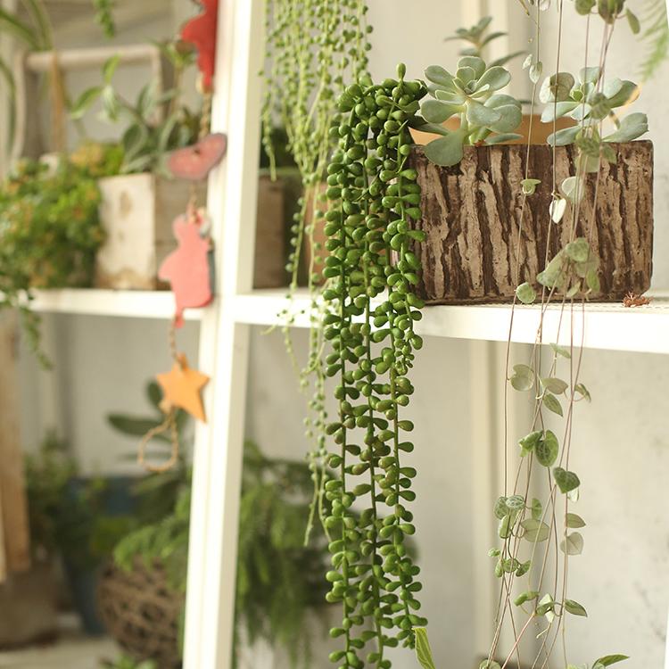 artificial plants indoor hanging Artificial Plant Tear Drop Hanging 28" Long – RusticReach