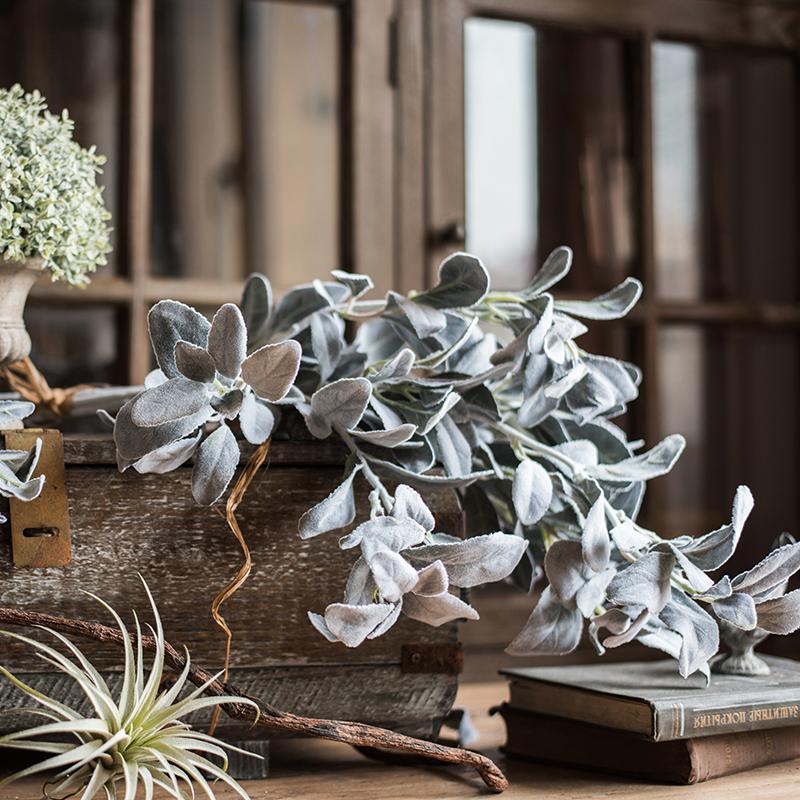 Artificial Faux Plant Wild Leaf Stem - RusticReach