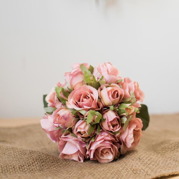 Artificial Rose Bouquet Small Rose in Various Colors RusticReach 