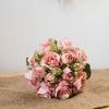 Artificial Silk Rose Flower Bouquet Small in Various Colors - RusticReach