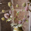 Faux Silk Artificial Thistle Flower Stem 26" Tall - RusticReach