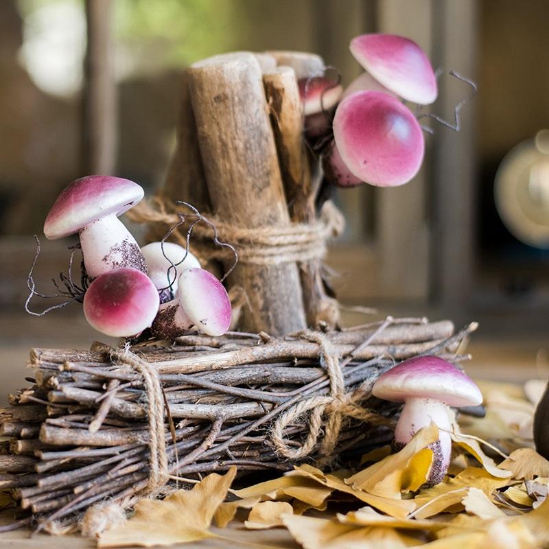 Artificial Veggie Mushroom 4.7" Tall - RusticReach