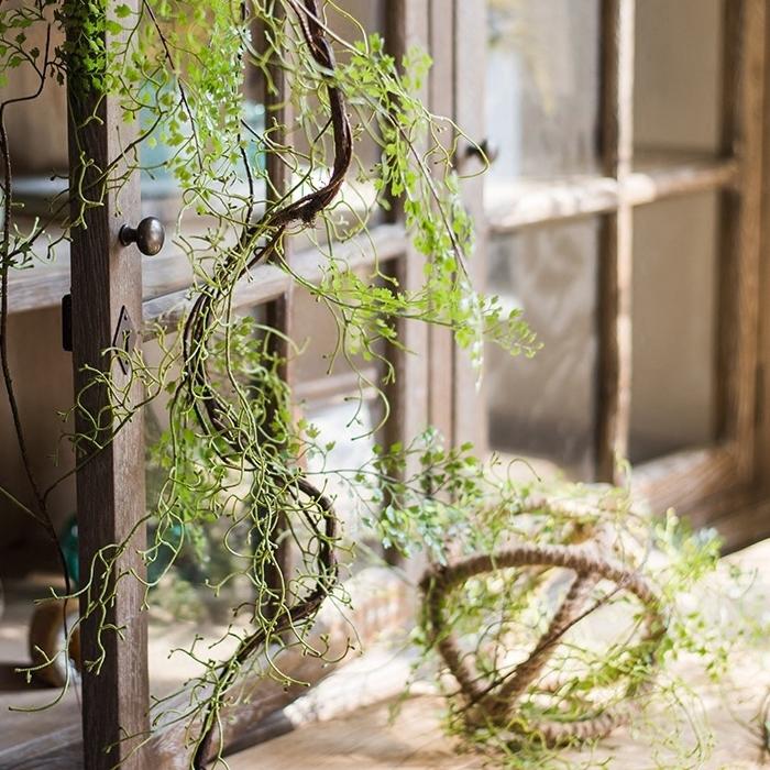 maidenhair fern hanging plant Artificial Vines Maidenhair Fern 55" Long – RusticReach