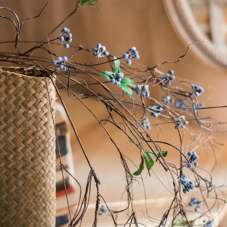 Artificial Wild Blueberry Hanging Vine 43" Long - RusticReach
