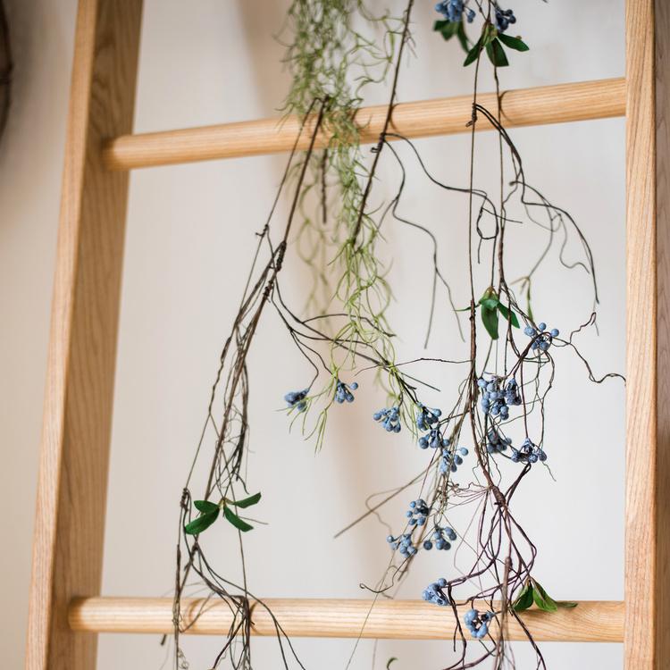 Artificial Wild Blueberry Hanging Vine 43" Long - RusticReach