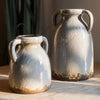 Binglie Glazed Pottery Vase with Handles - RusticReach