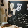 Black Magnetic Chalk Board with Solid Wood Frame - RusticReach