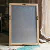 Black Magnetic Chalk Board with Solid Wood Frame - RusticReach