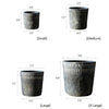 Black Pottery Cement Planter - RusticReach