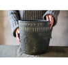 Black Pottery Cement Planter - RusticReach