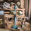 Blue Cup Holder Planter Holder - RusticReach