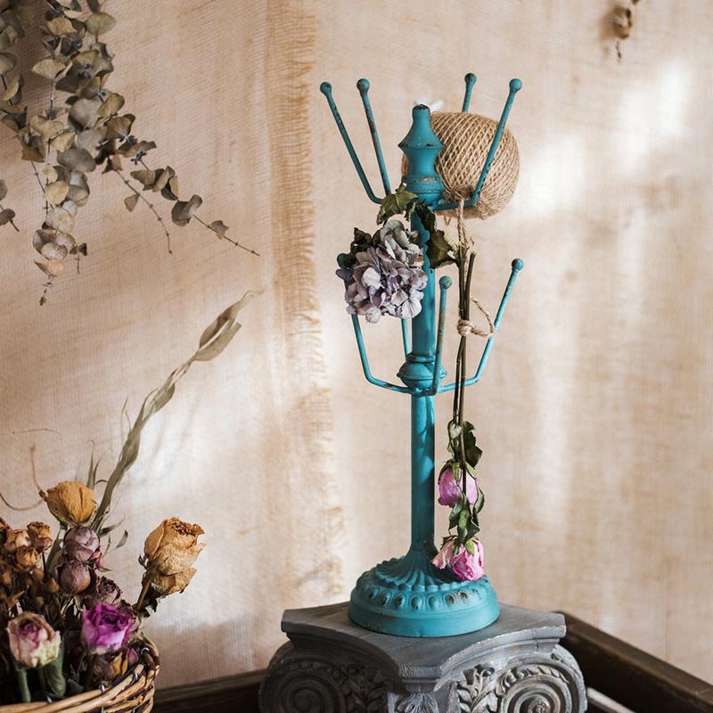 Blue Cup Holder Planter Holder - RusticReach