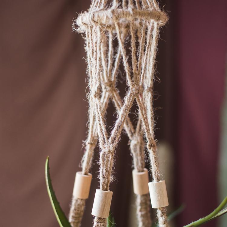 Cotton Hemp Rope Planter Hanger - RusticReach