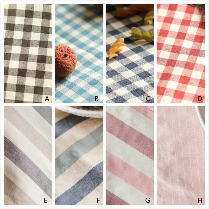 Cotton Table Placemat Check Pattern Set of 4 RusticReach 
