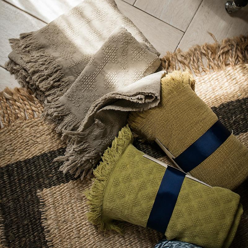 Cotton Throw Sofa Blanket - RusticReach