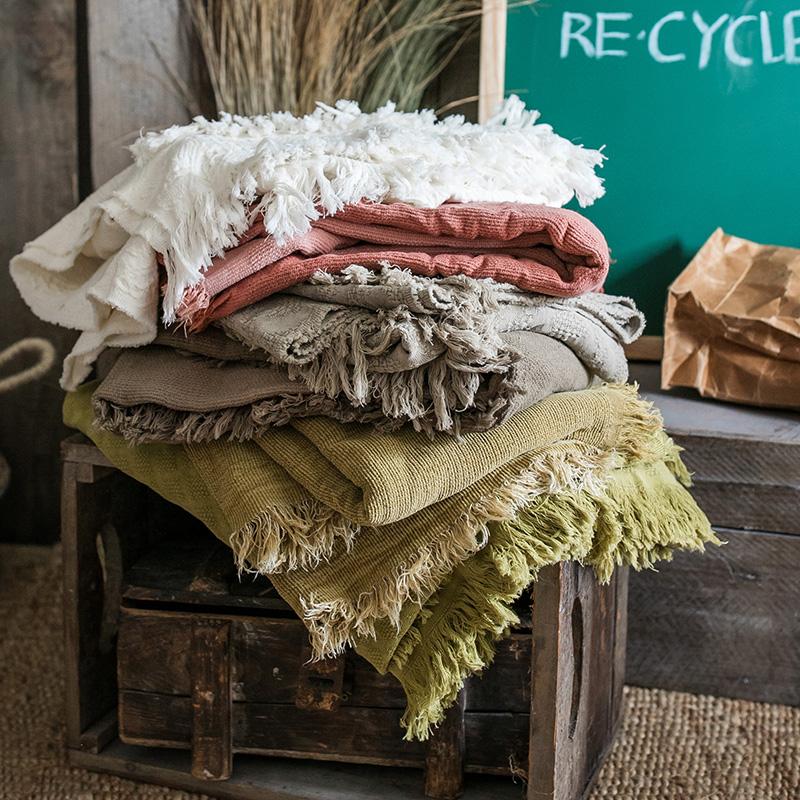 Cotton Throw Sofa Blanket - RusticReach