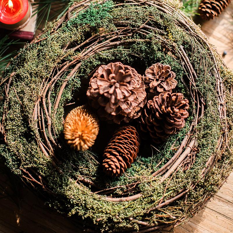 Country Small Silk Wreath in Various Design - RusticReach