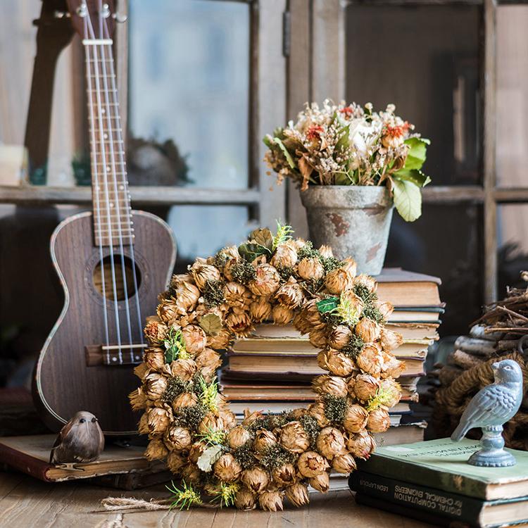 Country Small Silk Wreath in Various Design - RusticReach
