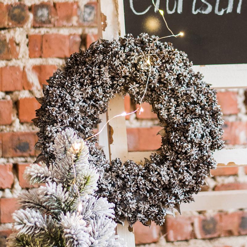 Country Small Silk Wreath in Various Design - RusticReach