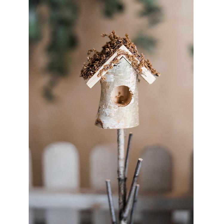 Decorative Bird House Planter Stakes Randomly Picked Set of 3 - RusticReach
