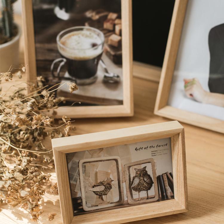 Desktop Solid Wood Photo Frame - RusticReach